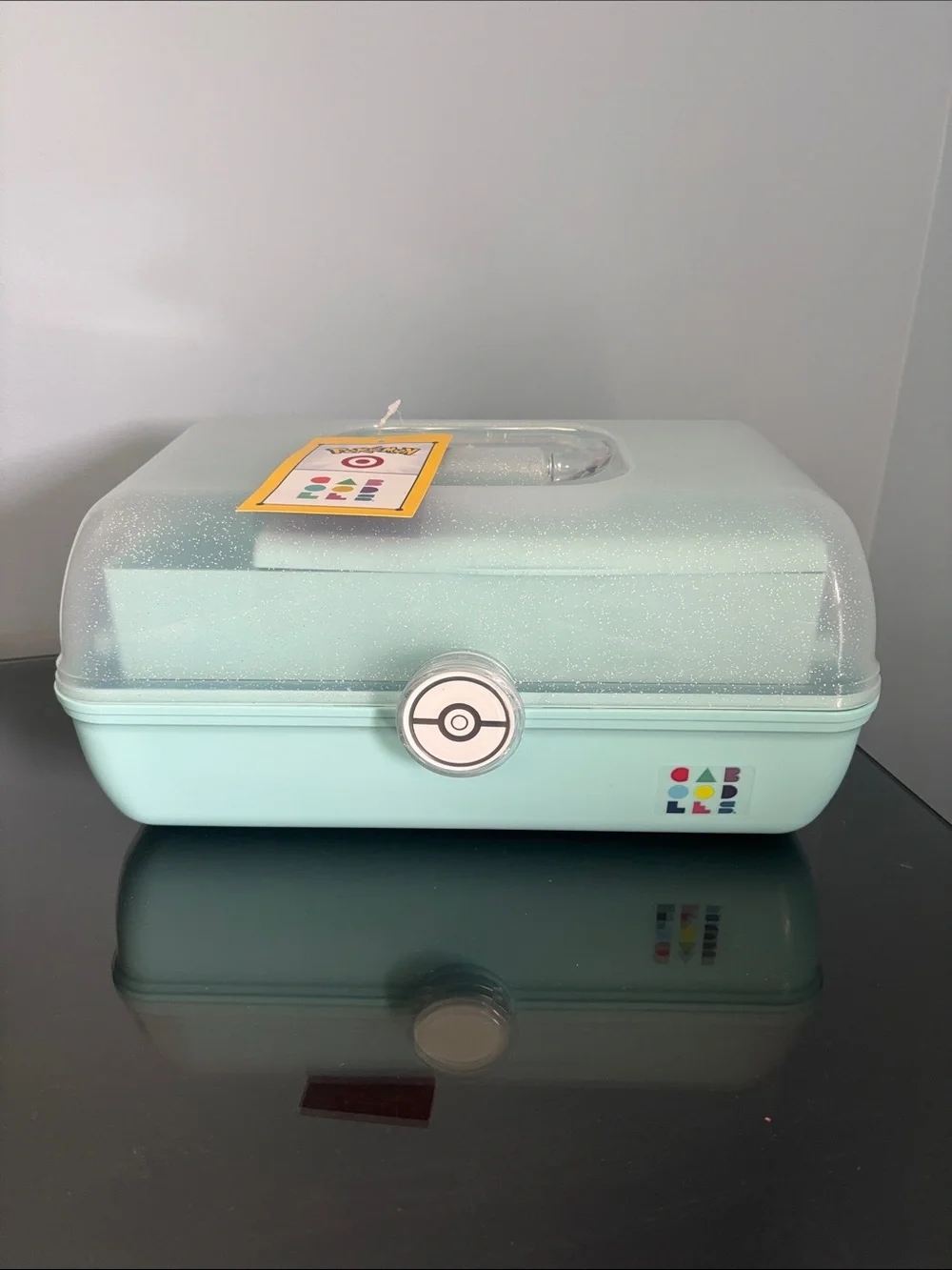 Caboodles Pokemon Glitter Top Craft Storage Case